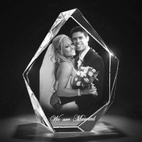 Iceberg 3D Crystal - Couple - We are Married