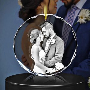 Ornament 2D Crystal - Wedding Couple